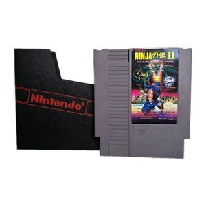 Ninja Gaiden II NES Nintendo Cartridge Authentic Clean Tested w Sleeve